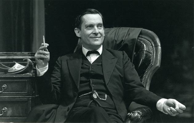Jeremy Brett as Sir Arthur Conan Doyle's detective, Sherlock Holmes. Photograph by Keith Harding.
