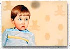 Child's portrait in oils, by Bill Perring, d'arcy studios.